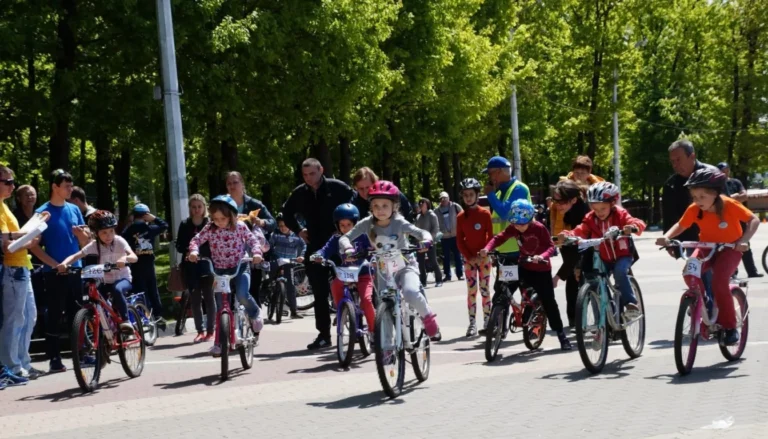 Организация детской велогонки