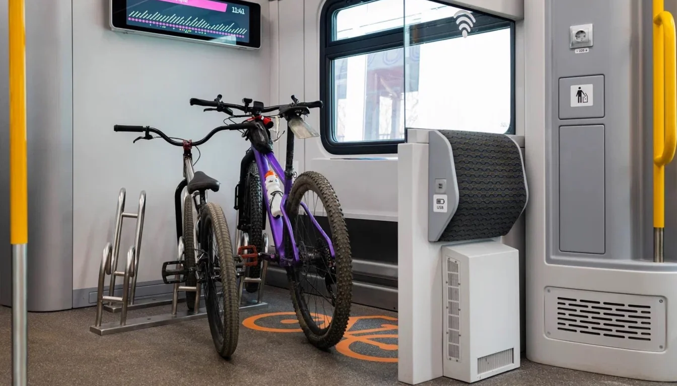 Велосипед в электричке