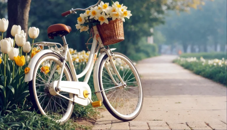 Весна, девушки, велосипеды